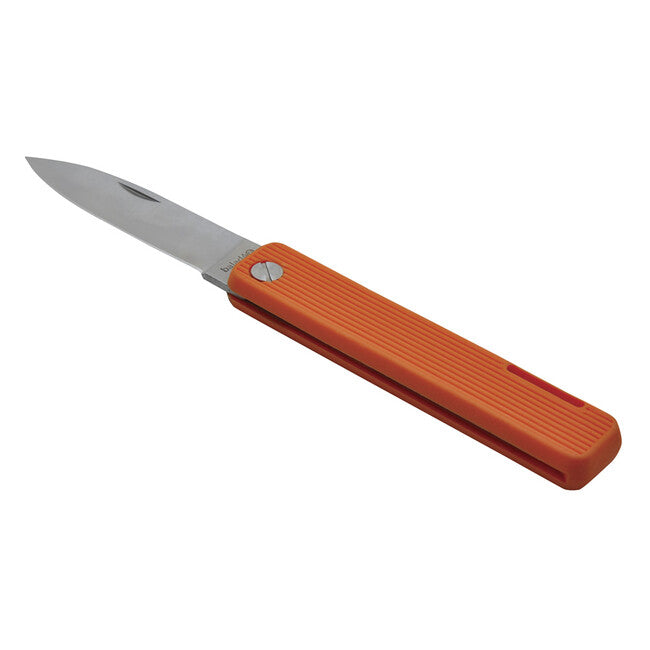 Baladeo ECO352 Papagayo džepni nož, oštrica 7,5 cm, čelik 420, ručka TPE, narančasta