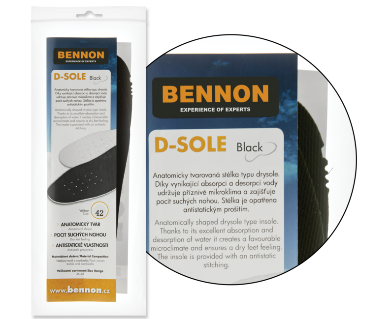 BENNON D-SOLE anatomski ulošci za cipele