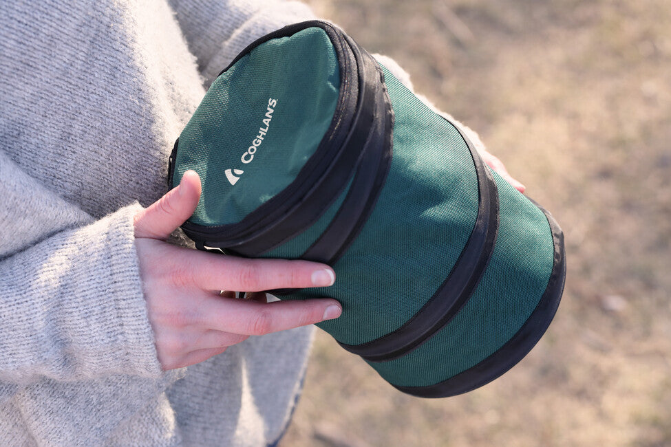 Coghlans Pop-Up Stuffbag kamping koš za smeće mini, 3 l, tamnozeleni