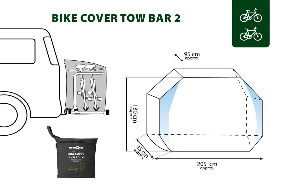 Brunner Hitch Bike Cover navlaka za bicikl 1/2