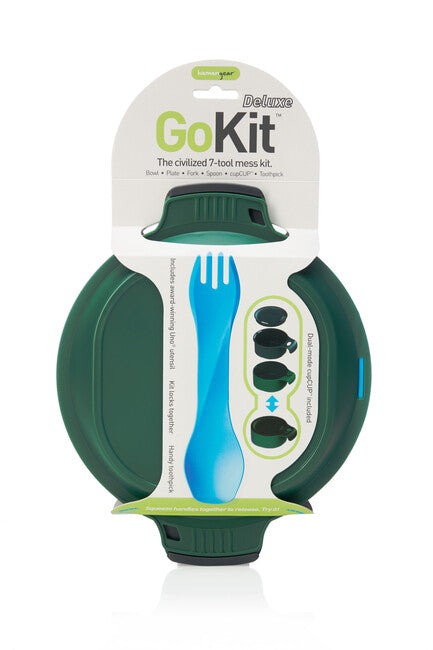 Humangear GoKit Deluxe kutija za ručak, ugljeno-zelena