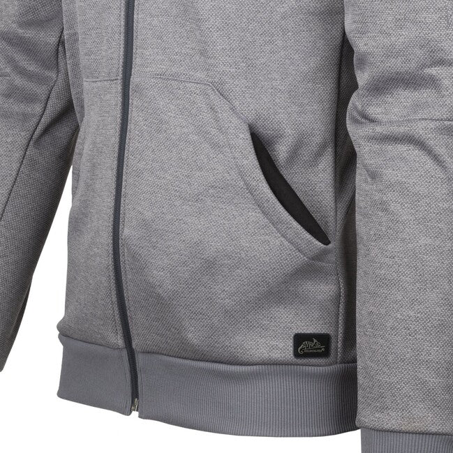Helikon-Tex URBAN TACTICAL HOODIE pulover (FullZip), crni
