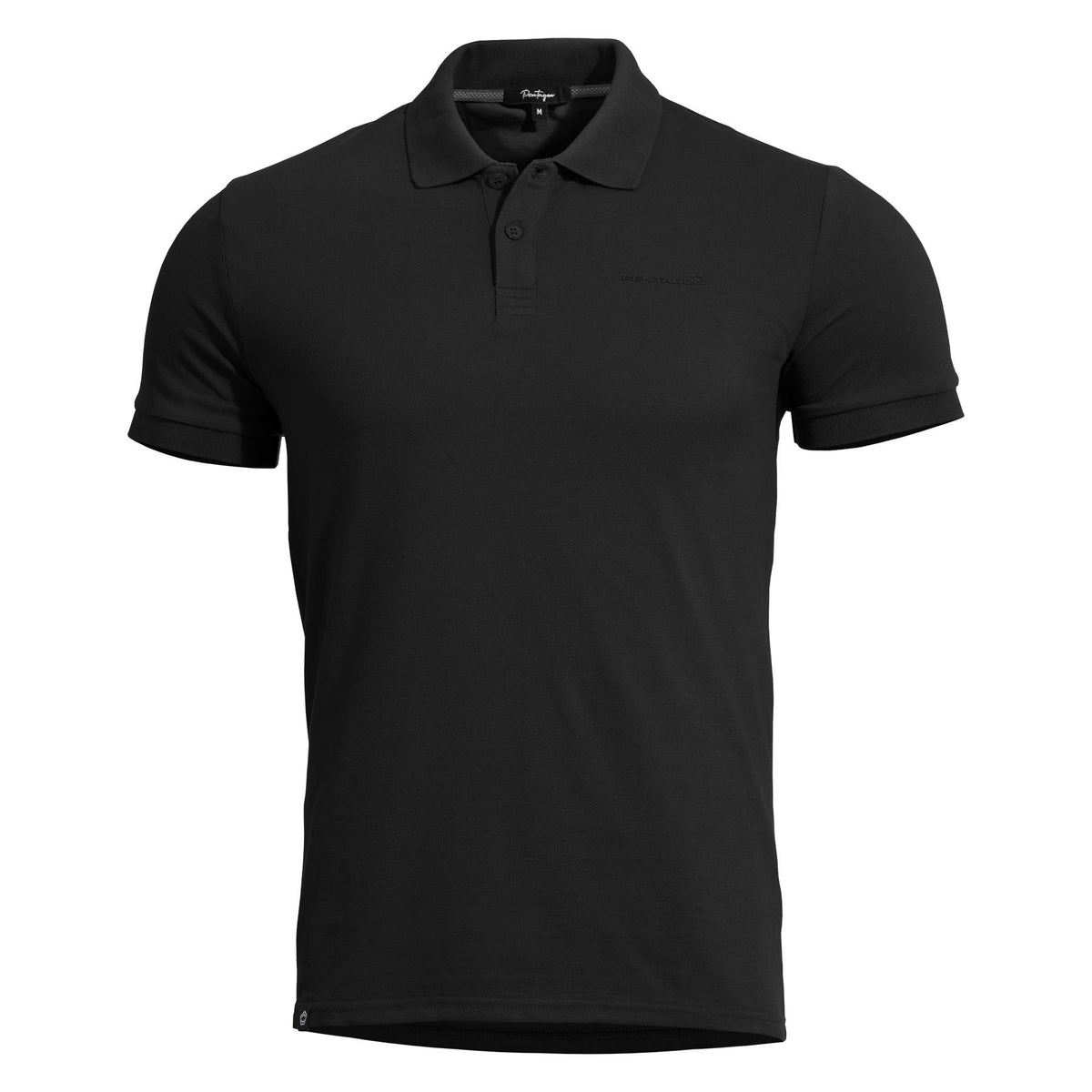 Pentagon Moth Piquet polo majica, crna
