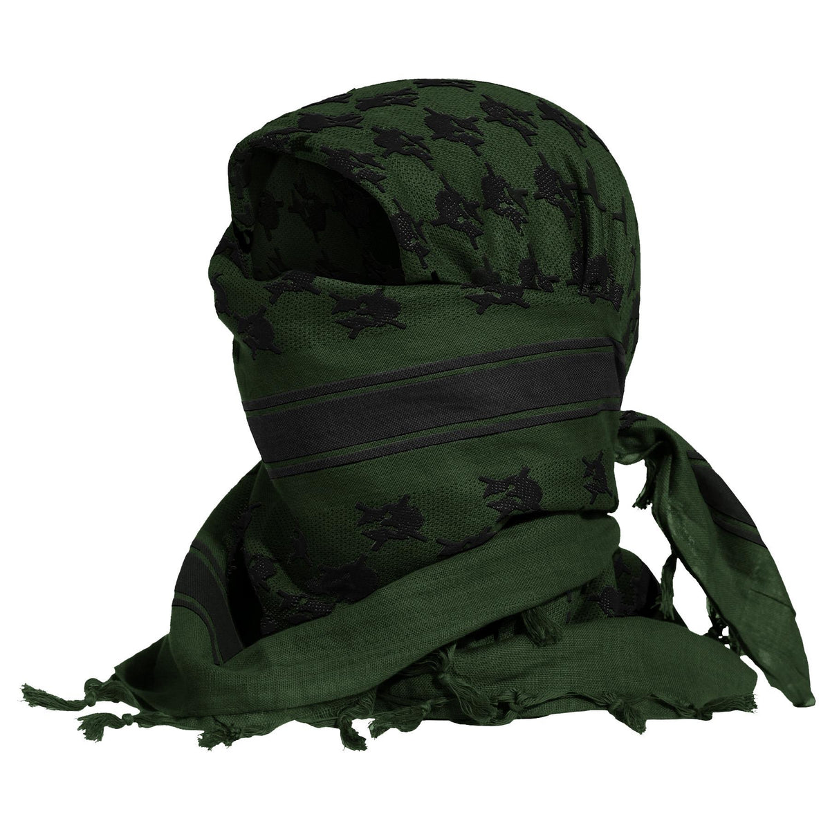 Pentagon Atreus palestinska marama 110 x 110cm, forest night green
