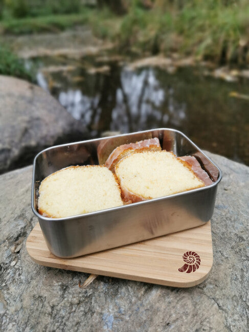 Origin Outdoors Bamboo kutija za ručak od nehrđajućeg čelika 1,2 l