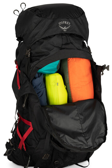 OSPREY AETHER PLUS 100 turistički ruksak, crni