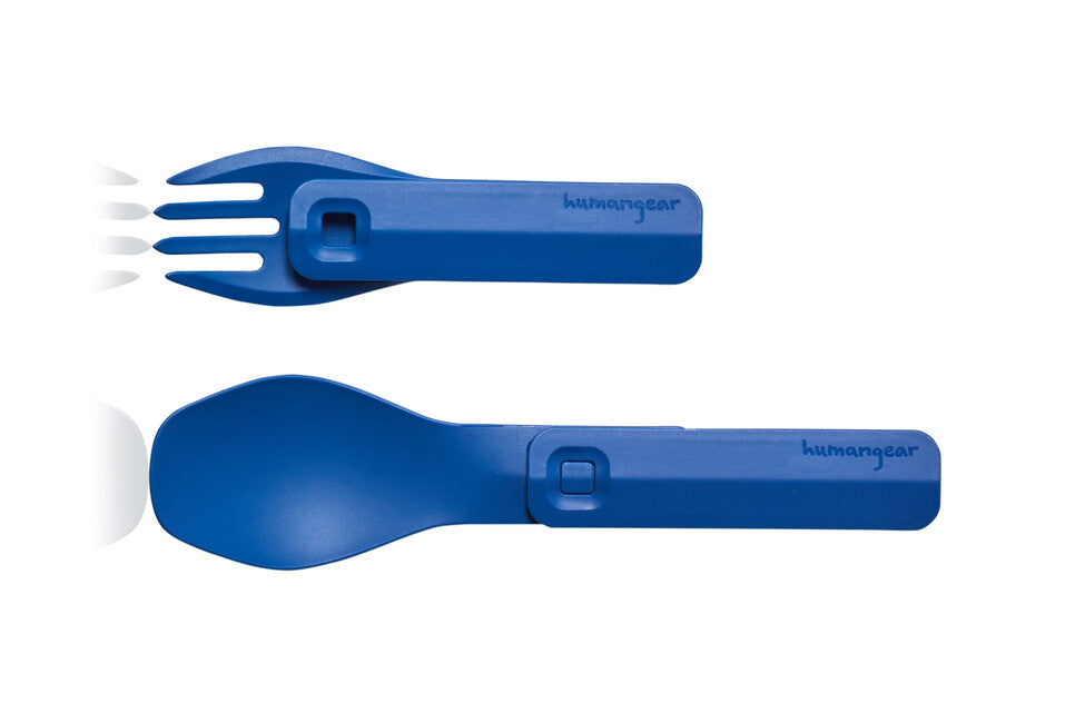 Humangear GoBites CLICK pribor za jelo, plavi