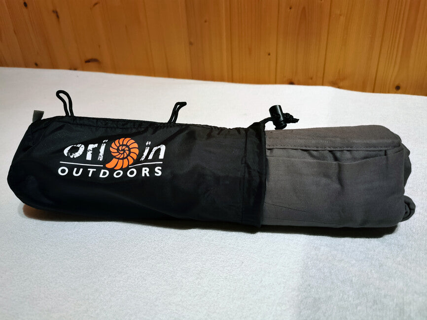 Origin Outdoors pamučni uložak za vreću za spavanje pravokutni, antracit