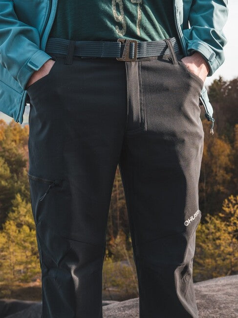 HUSKY Kavia muške softshell hlače, crne