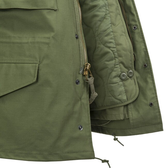 Helikon-Tex M65 jakna NyCo Sateen, maslinasto zelena