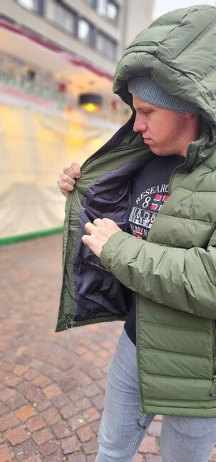 HUSKY Donnie muška perjana jakna, khaki