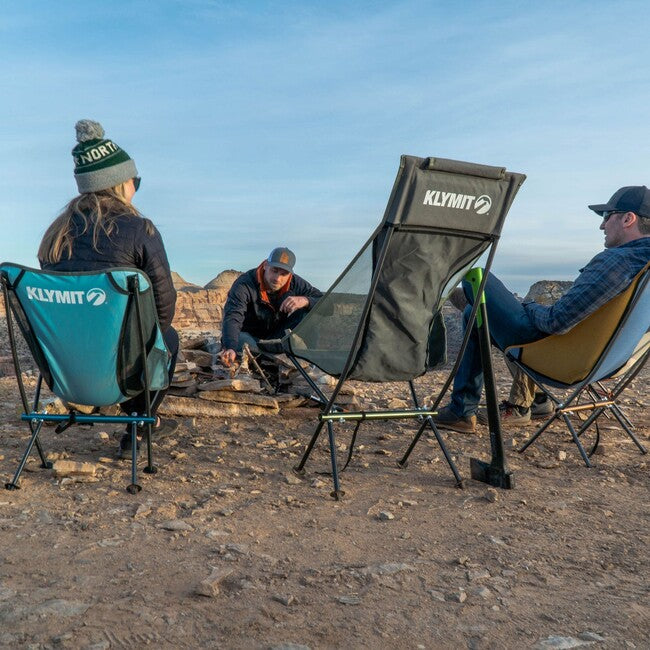 Klymit Ridgeline kamping stolica, siva