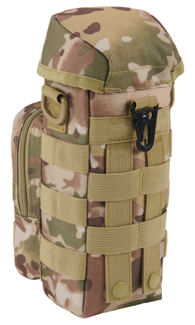 Brandit Molle II navlaka na bocu s torbicom, multicam