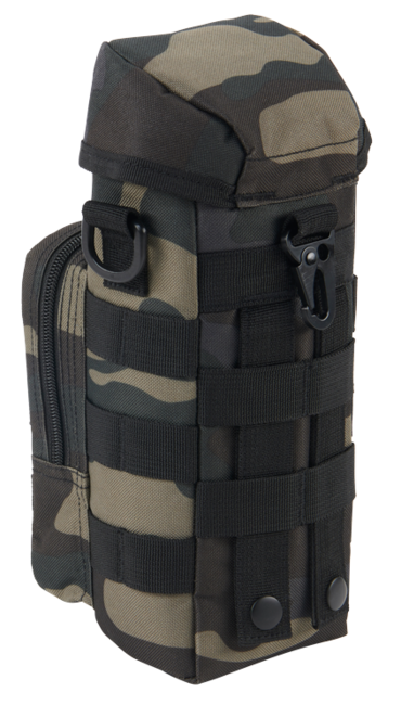Brandit Molle II navlaka na bocu s torbicom, darkcamo