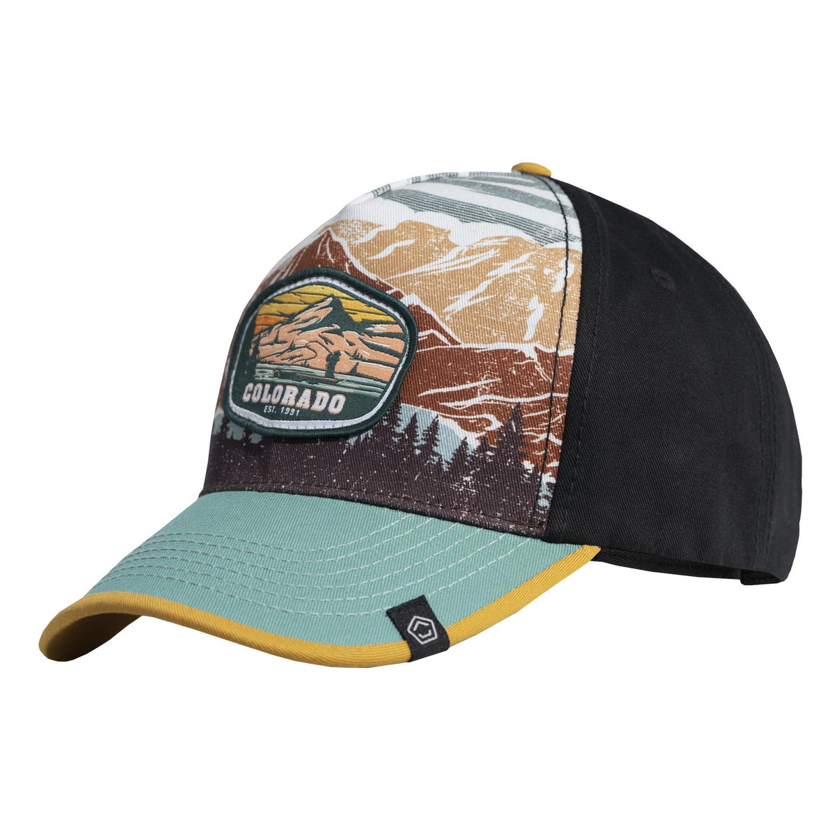 Pentagon Hermit Colorado kapa sa šiltom, multicolor
