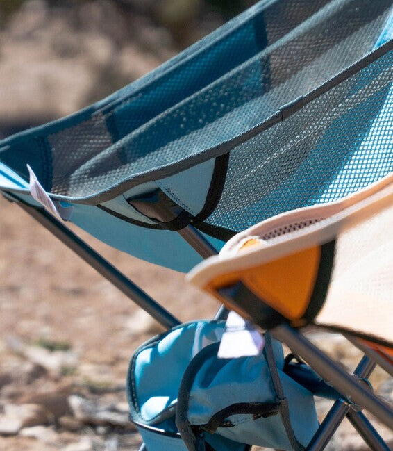 Klymit Ridgeline kratka kamping stolica, plava