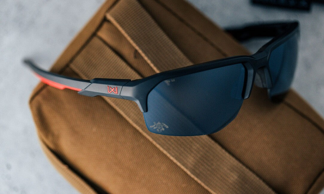 Wiley X Jakl sunčane naočale, Captivate Black Mirror/Matte Black/Red