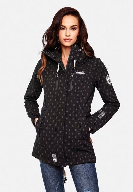 Marikoo ZIMTZICKE P softshell jakna s kapuljačom ženska zimska