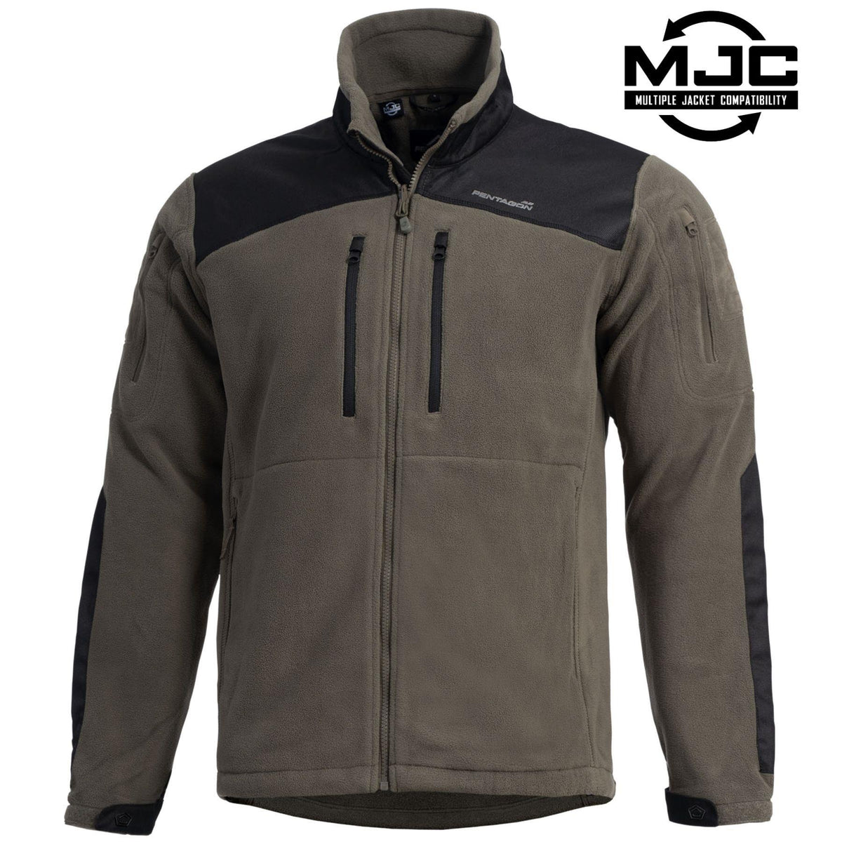 Pentagon Nestor Tactical flis jakna, tamnosiva
