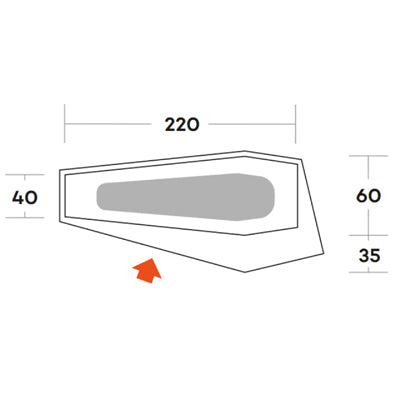 Ferrino Piuma šator za 1 osobu, tirkizni