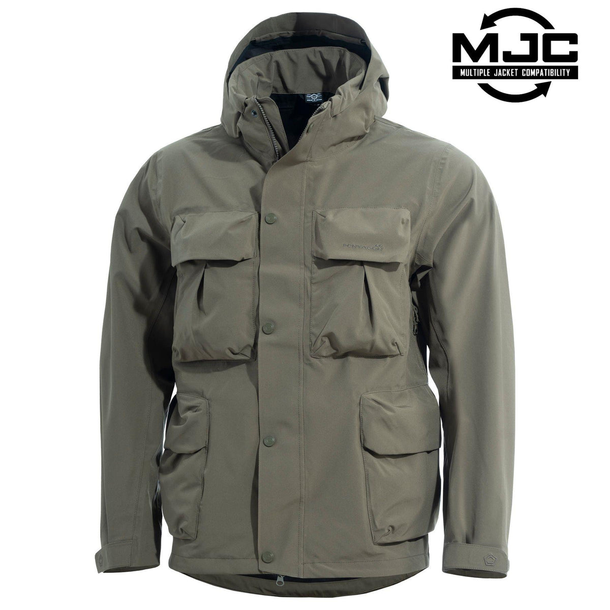Pentagon Dias Hybrid parka, tamnosiva