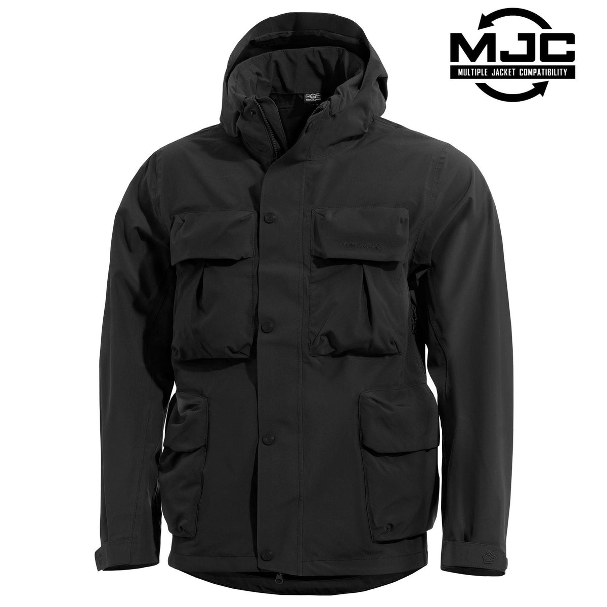 Pentagon Dias Hybrid parka, crna