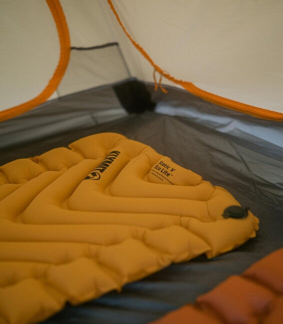 Klymit Static V Lite ECO podloga za spavanje, svjetlozlatna