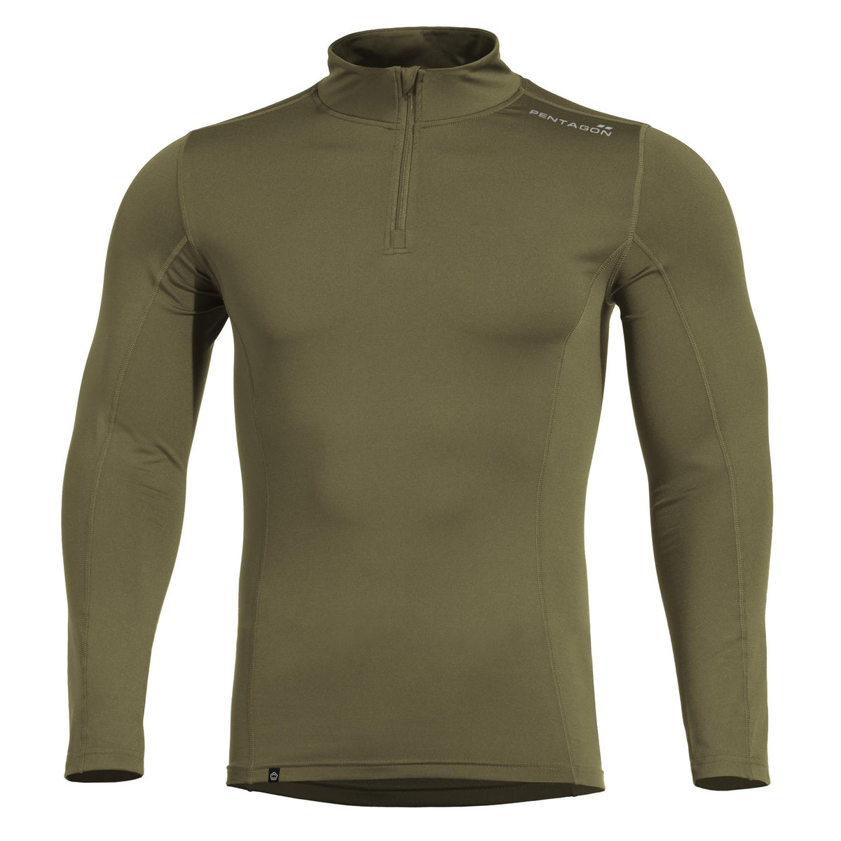 Pentagon Pindos 1/2 majica sa zatvaračem, olive green