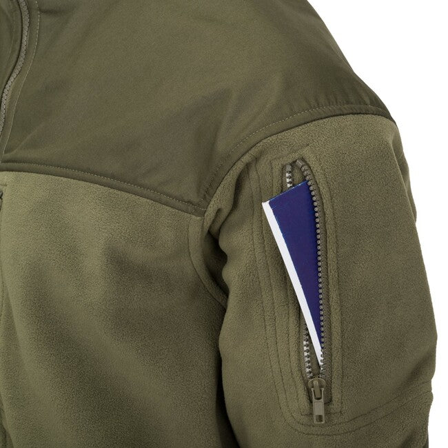 Helikon-Tex Classic Army ojačana flis jakna, maslinasto zeleno-crna