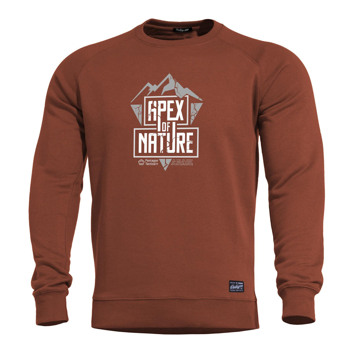 Pentagon Apex Of Nature muški pulover, maroon red
