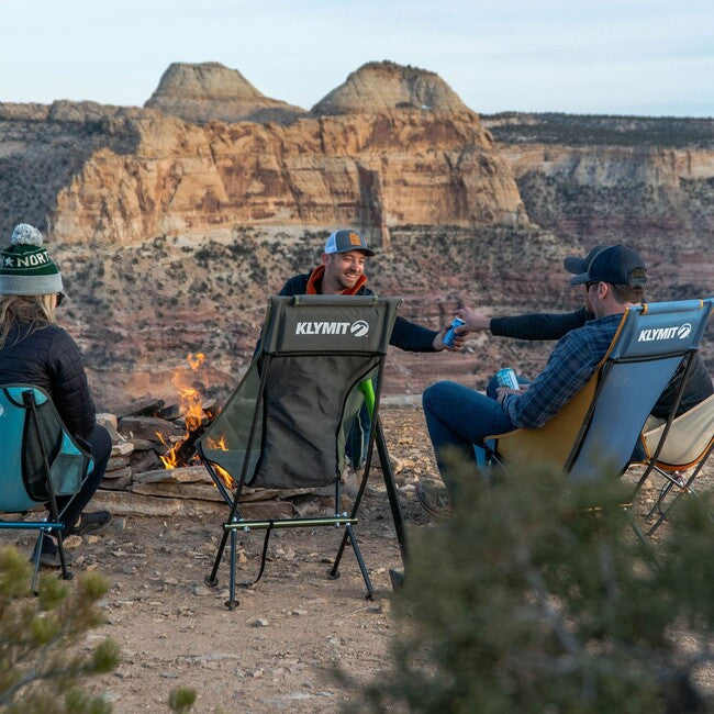 Klymit Ridgeline kamping stolica, siva