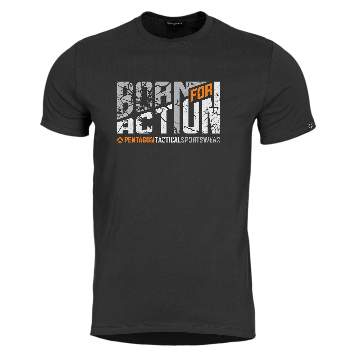 Pentagon Born for Action majica, crna