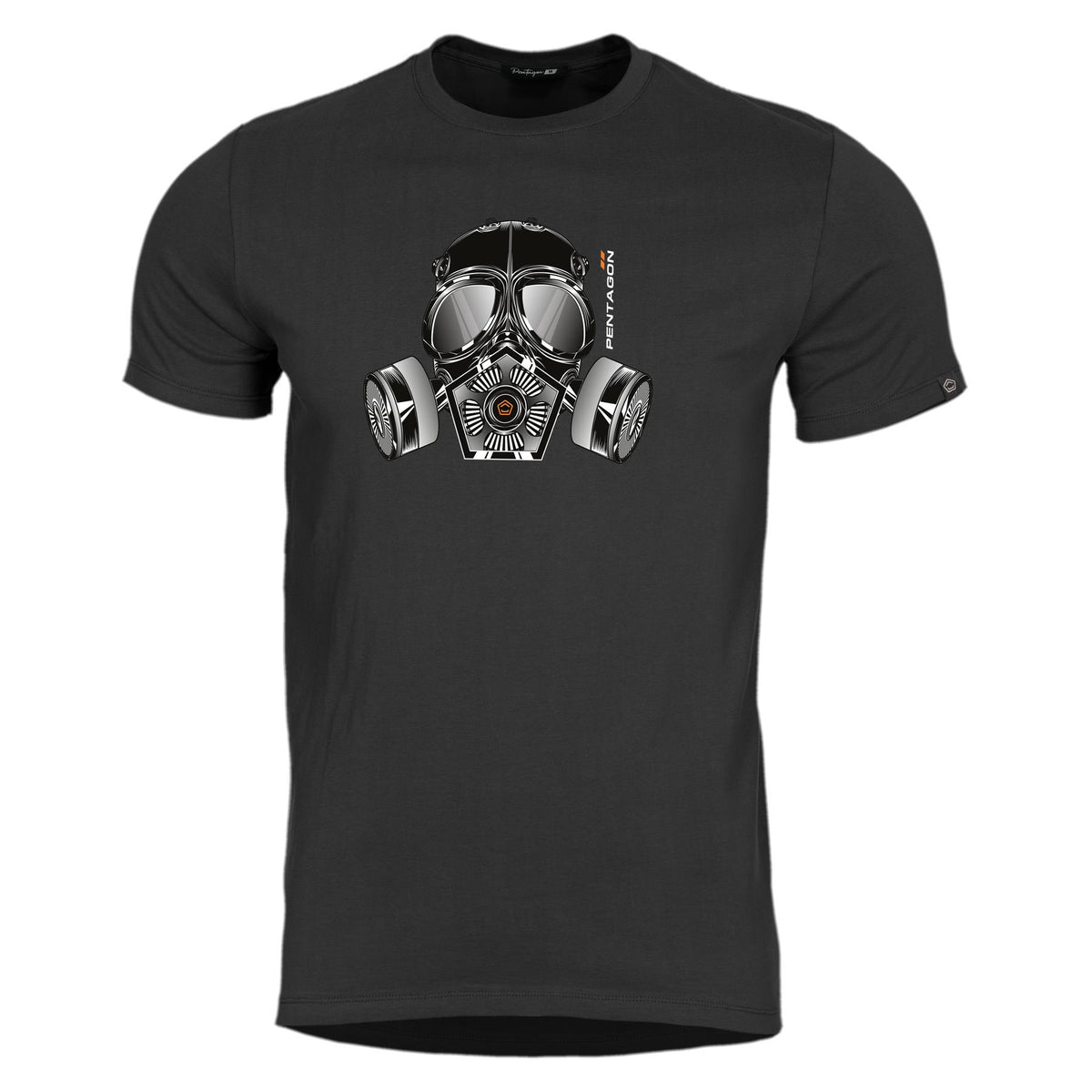 Pentagon Gas Mask majica, crna