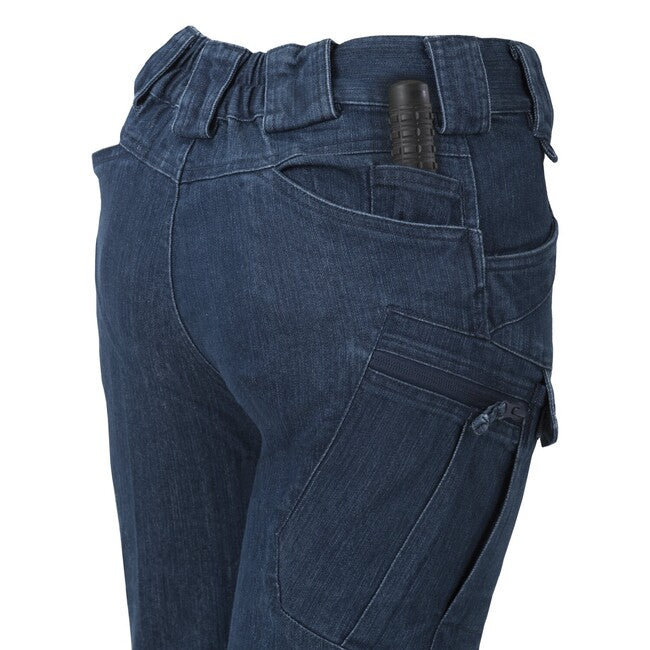 Helikon-Tex UTP Resized gradske taktičke hlače ženske Denim Stretch Gradske, Marine Blue