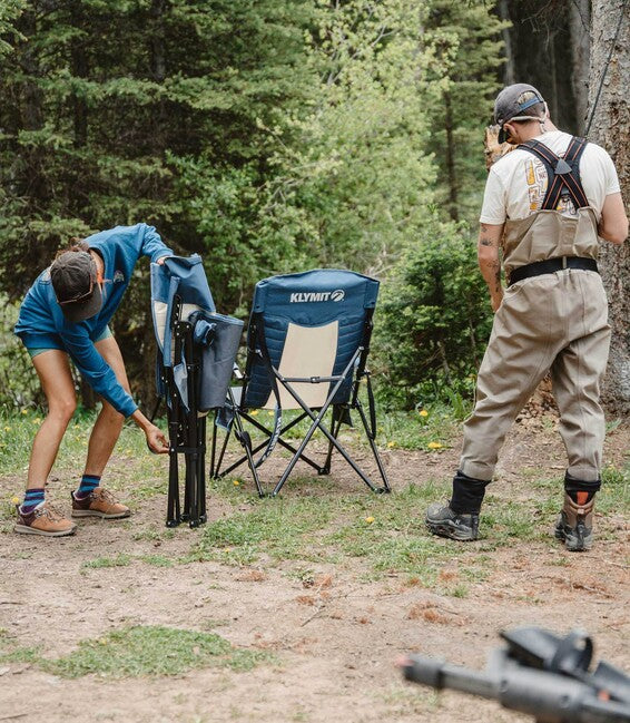 Klymit Switchback kamping stolica, plava