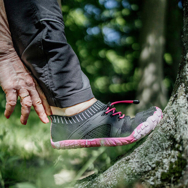 BENNON BOSKY barefoot cipele, crne/ružičaste