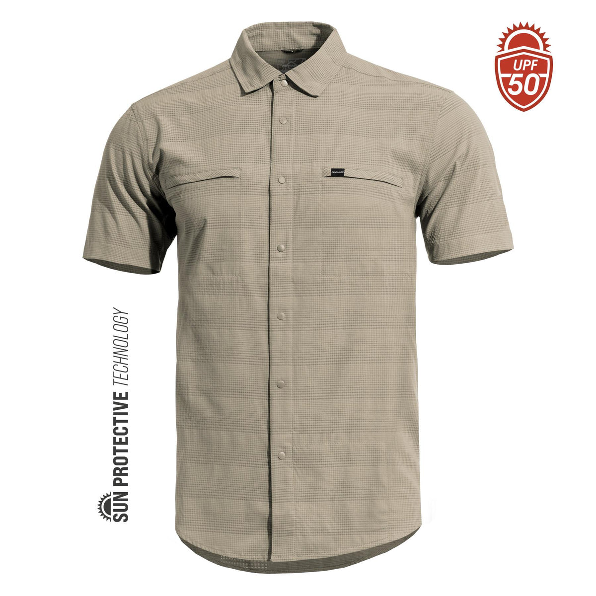 Pentagon Ripple Sunproof košulja, khaki