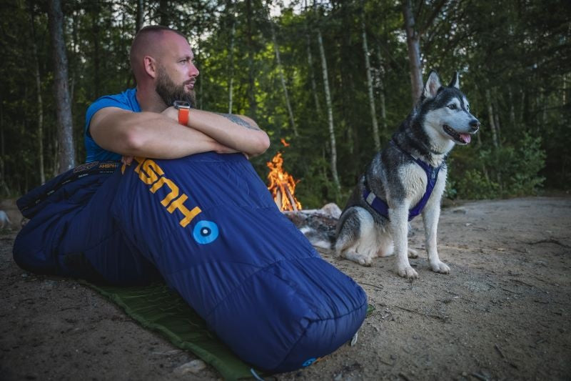 HUSKY Enjoy Long vreća za spavanje, plavo-narančasta
