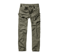 Brandit Adven hlače slim fit, maslinasto zelene