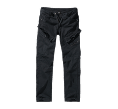 Brandit Adven hlače slim fit, crne