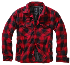 Brandit Lumberjacket jakna, crveno-crna
