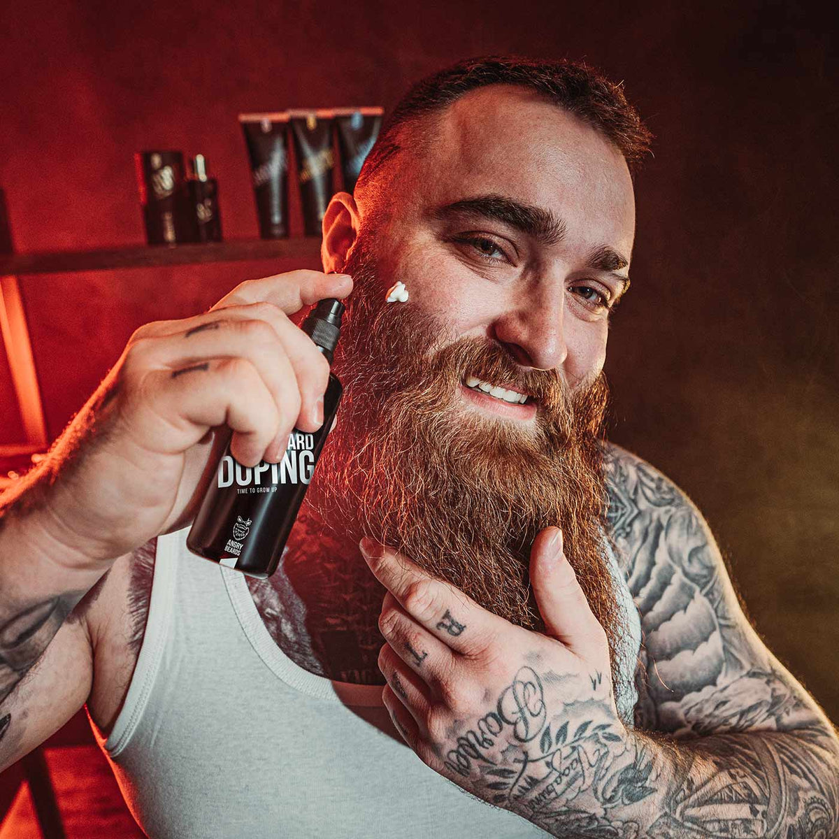 Angry Beards Beard Doping prípravok na rast fúzov 100 ml