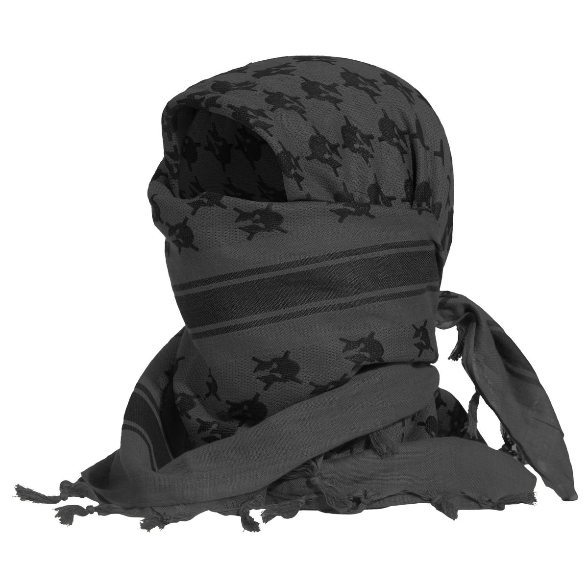 Pentagon Atreus palestinska marama 110 x 110cm, crna