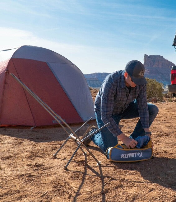 Klymit Ridgeline kamping stolica, plava
