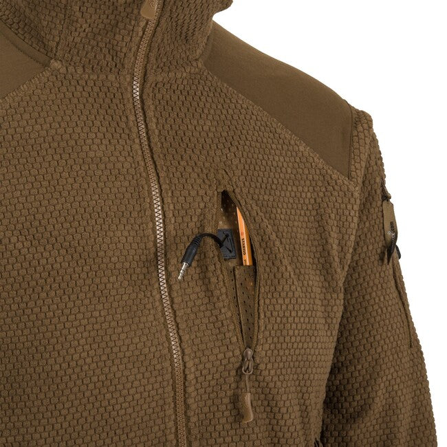 Helikon-Tex Alpha Hoodie flis jakna, crna