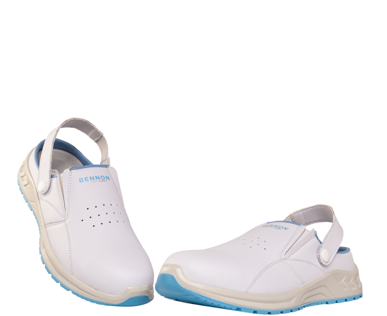 BENNON WHITE OB Slipper radne cipele