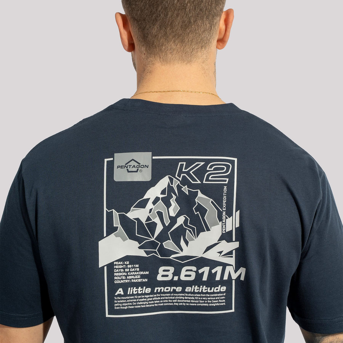 Pentagon K2 Mountain majica, crna