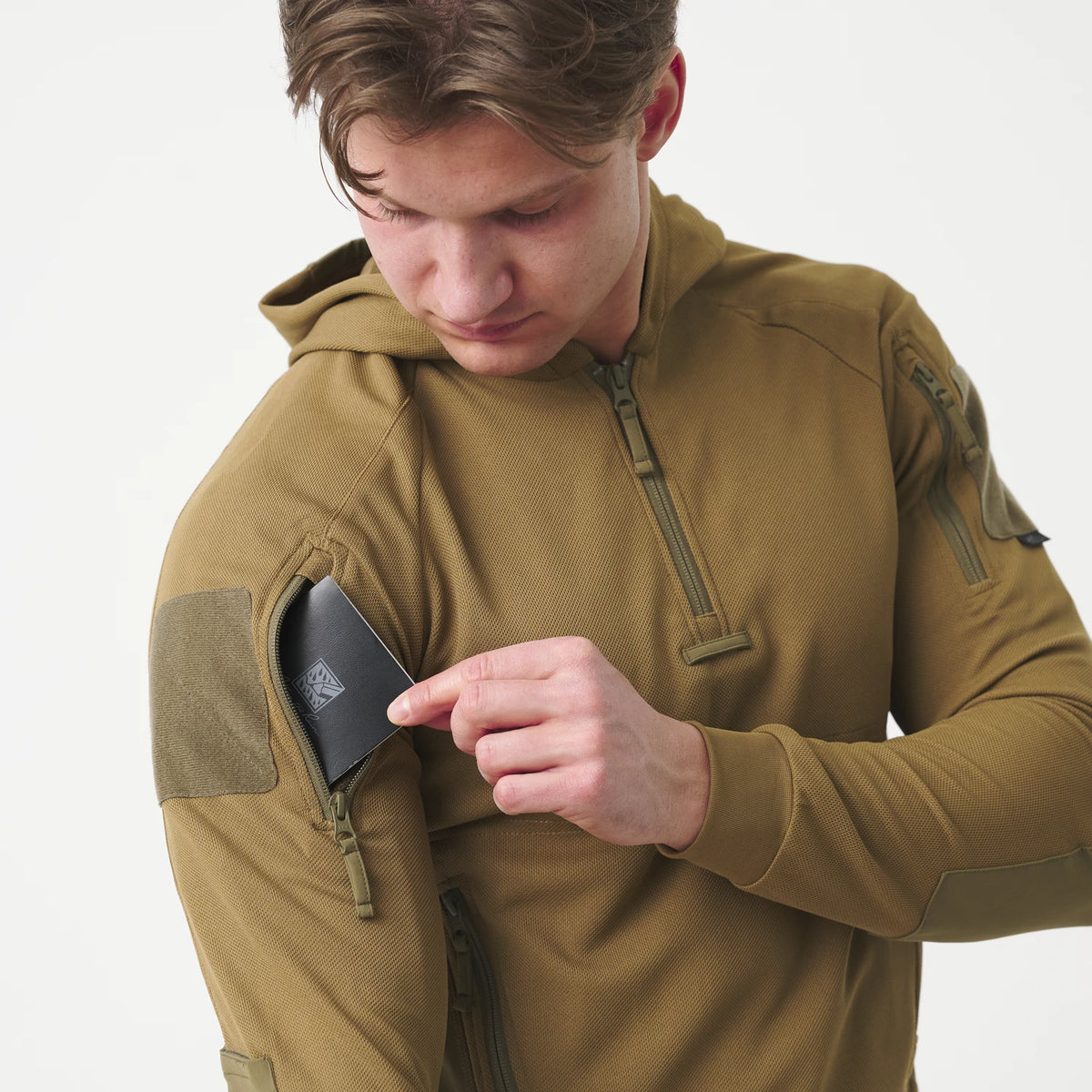Helikon-Tex Range Hoodie mikina TopCool, čierna – detail 2