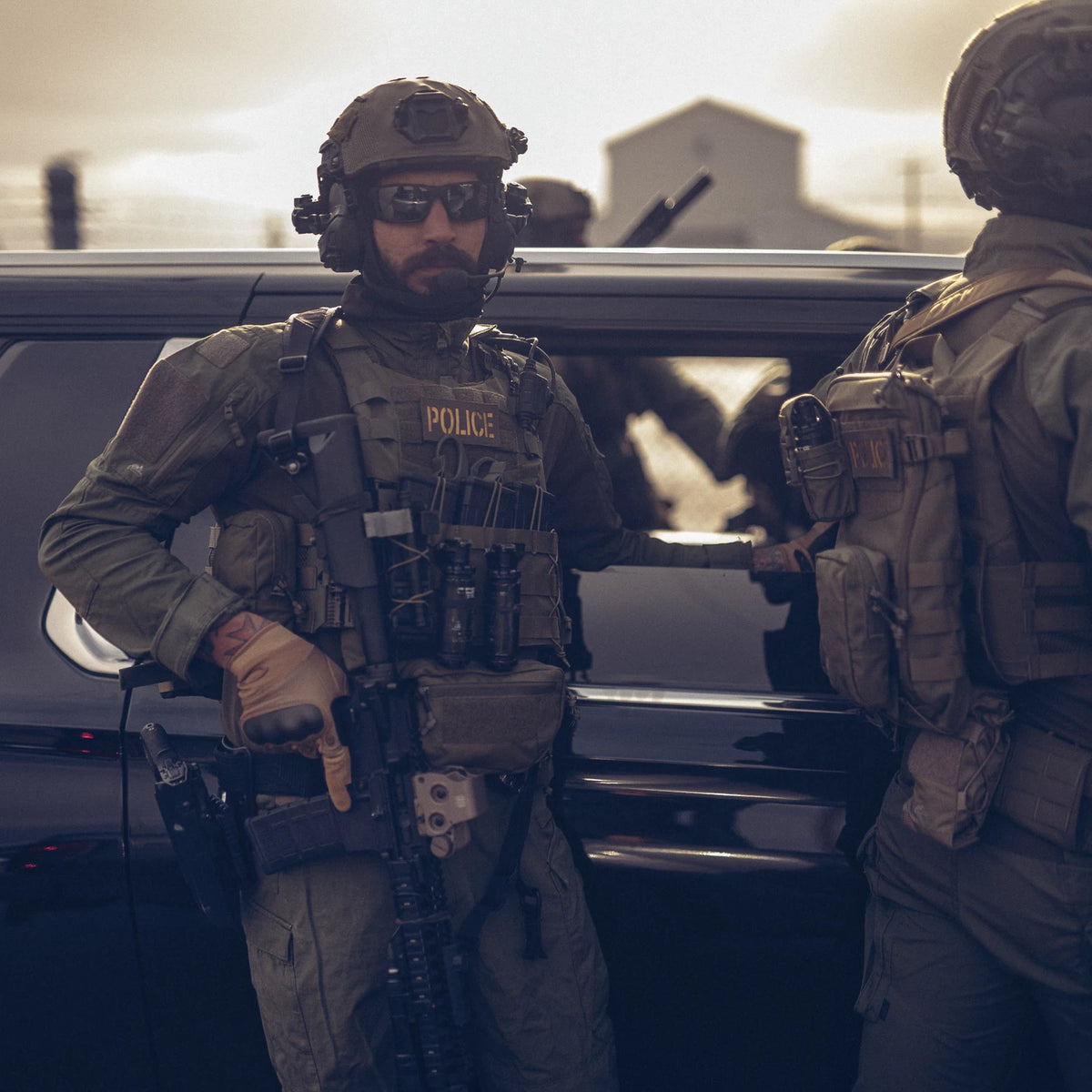 Helikon-Tex MCDU Combat Shirt nátelník NyCo Ripstop, olivová – v použití 1