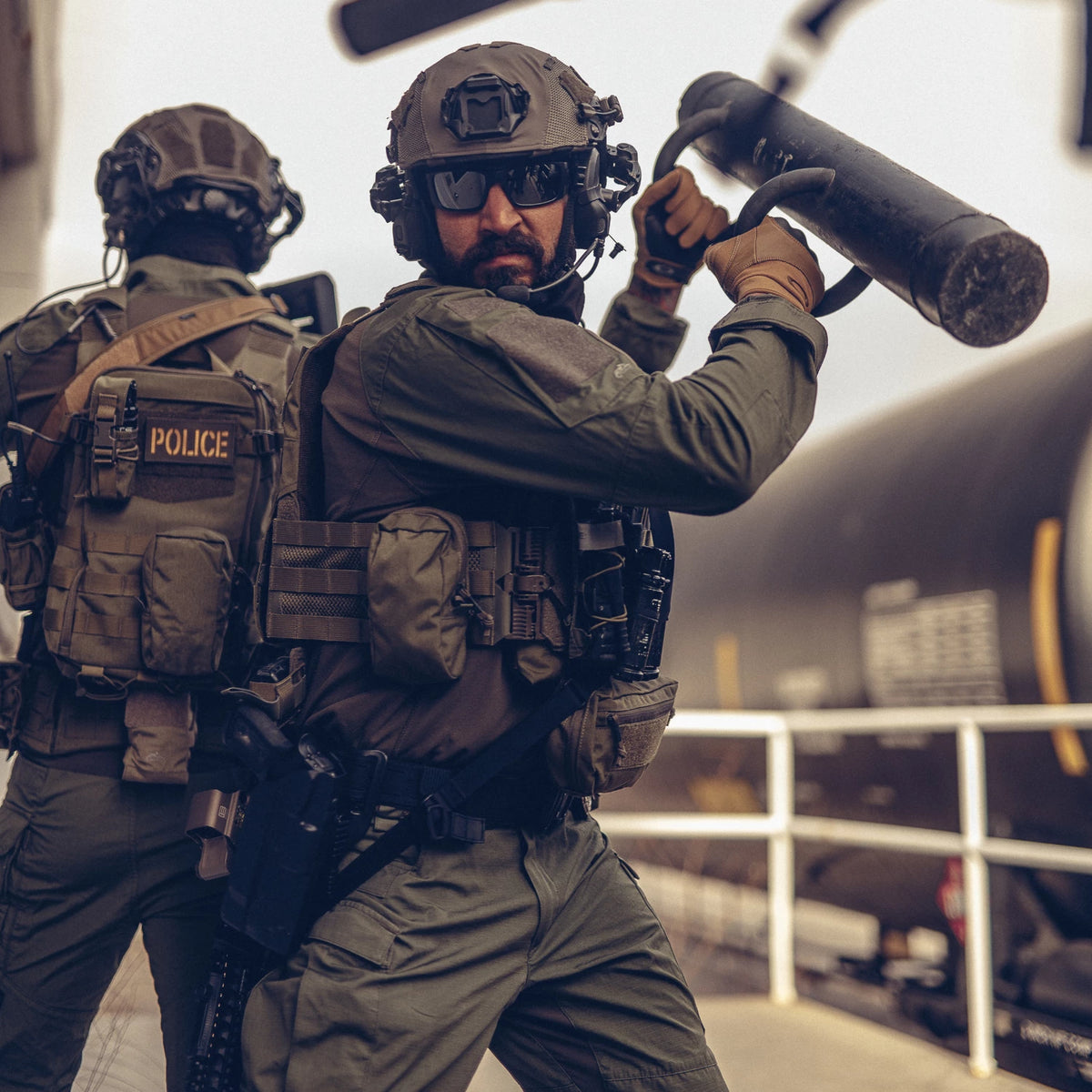 Helikon-Tex MCDU Combat tričko NyCo Ripstop, Coyote – v použití 2